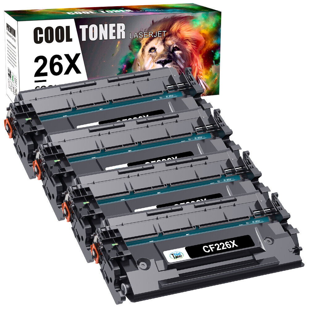 4 PK CF226X Compatible With HP 26X 226X Toner Laserjet M426 M402 M426fdw M426fdn