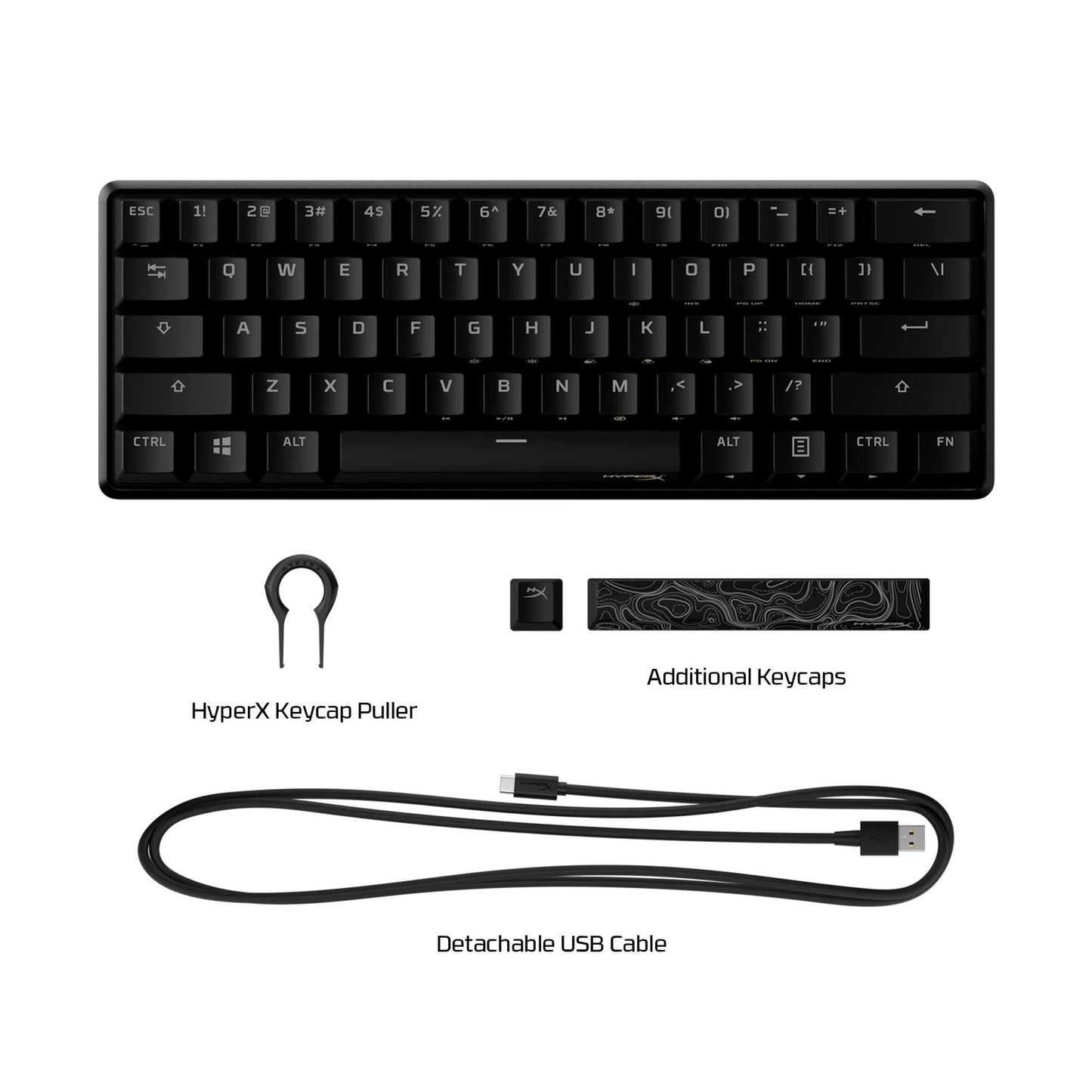 HyperX 60 Alloy Origins AQU Gaming Keyboard