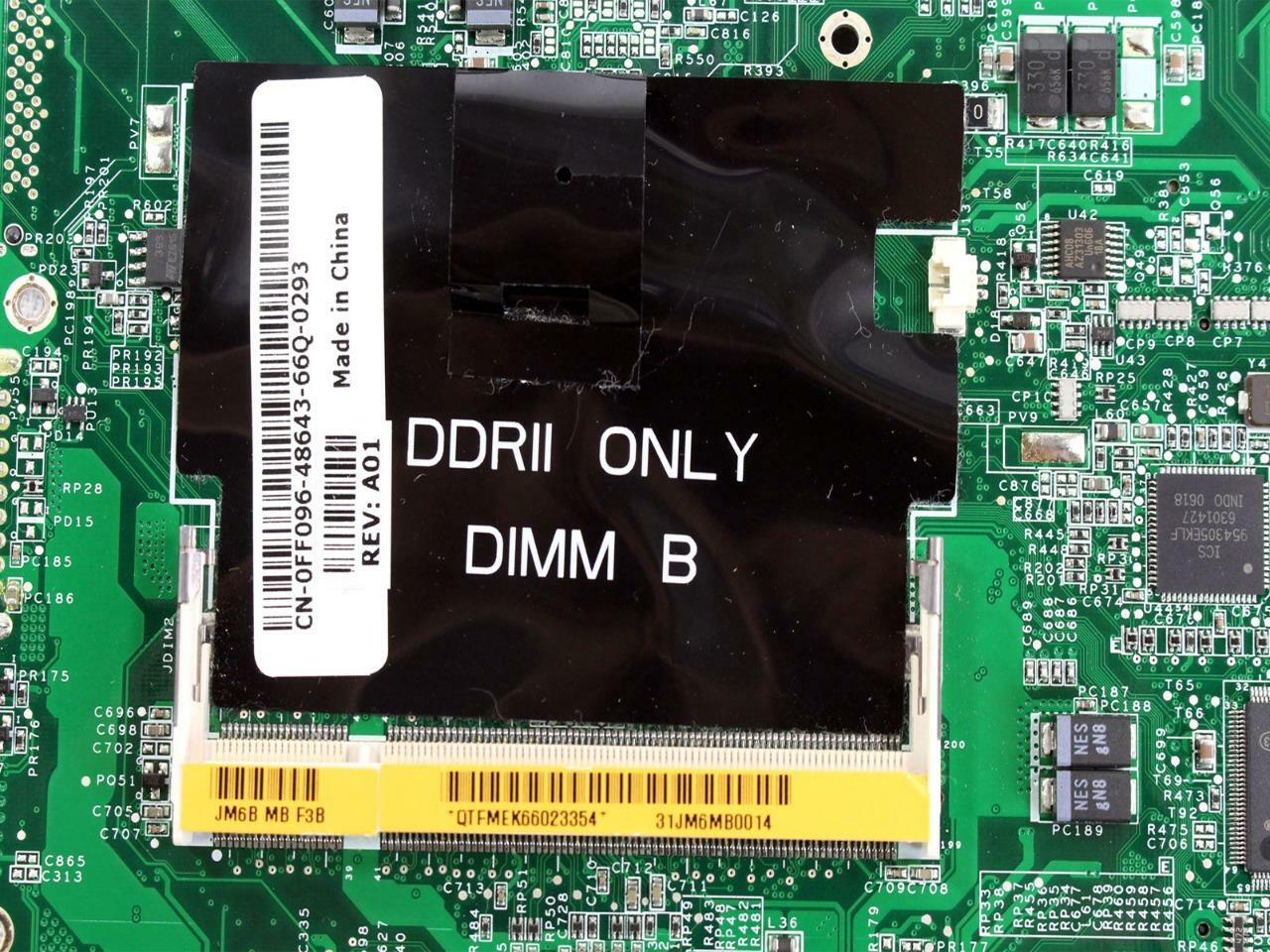 Dell Precision M65 Motherboard w nVidia 256MB Onboard Video Graphics FF096 YY715