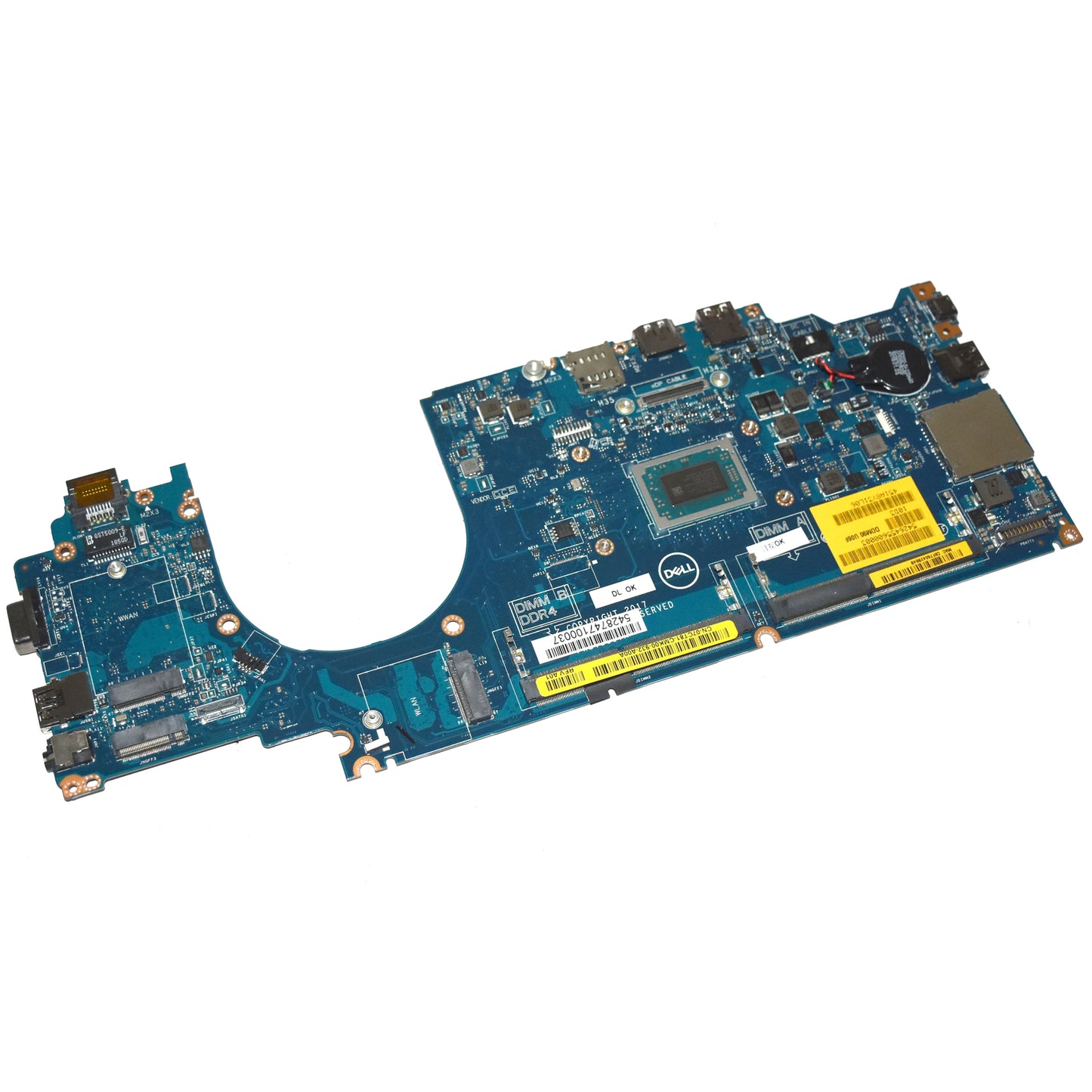 Dell Latitude 5495 Ryzen 3 Pro 2300U 4-Core 2GHz DDR4 Motherboard 7CT81 LA-F381P