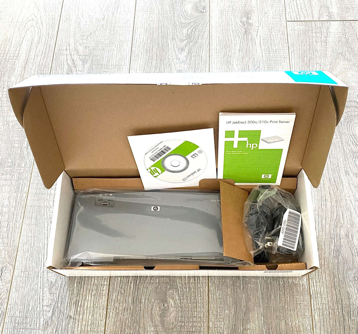 HP Jetdirect 510x Ethernet Print Server J7983G with Power Supply