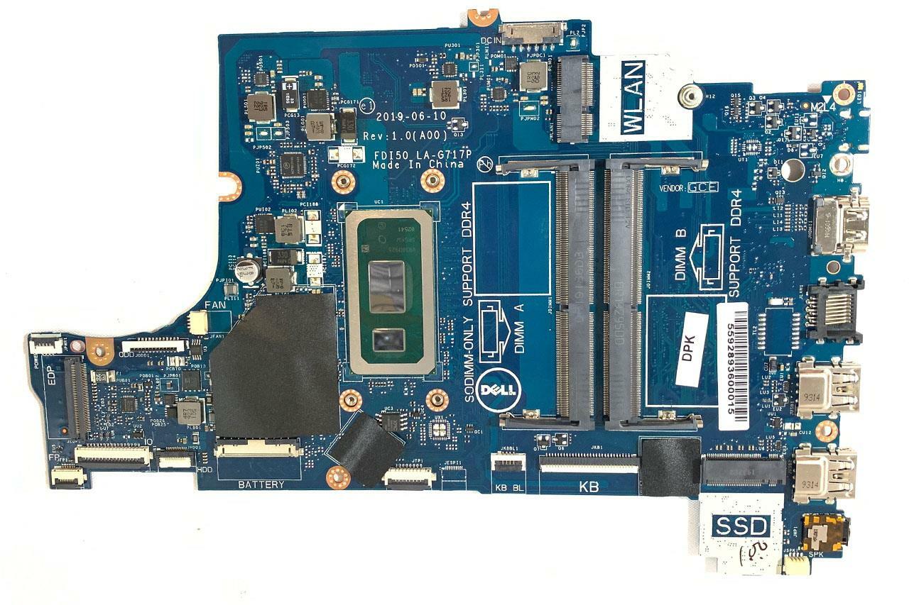 Dell Inspiron 3490 3590 3790 5495 i7-10510U 1.8 GHz Motherboard LA-G717P 89M99
