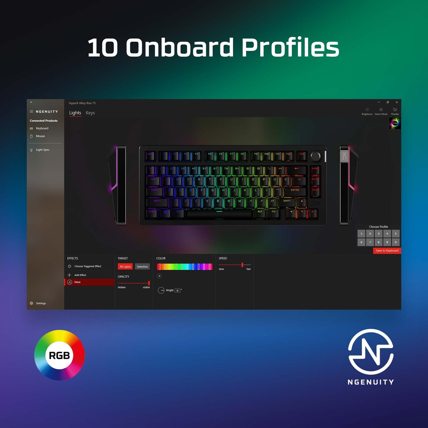 HyperX Alloy Rise 75 - Gaming Keyboards