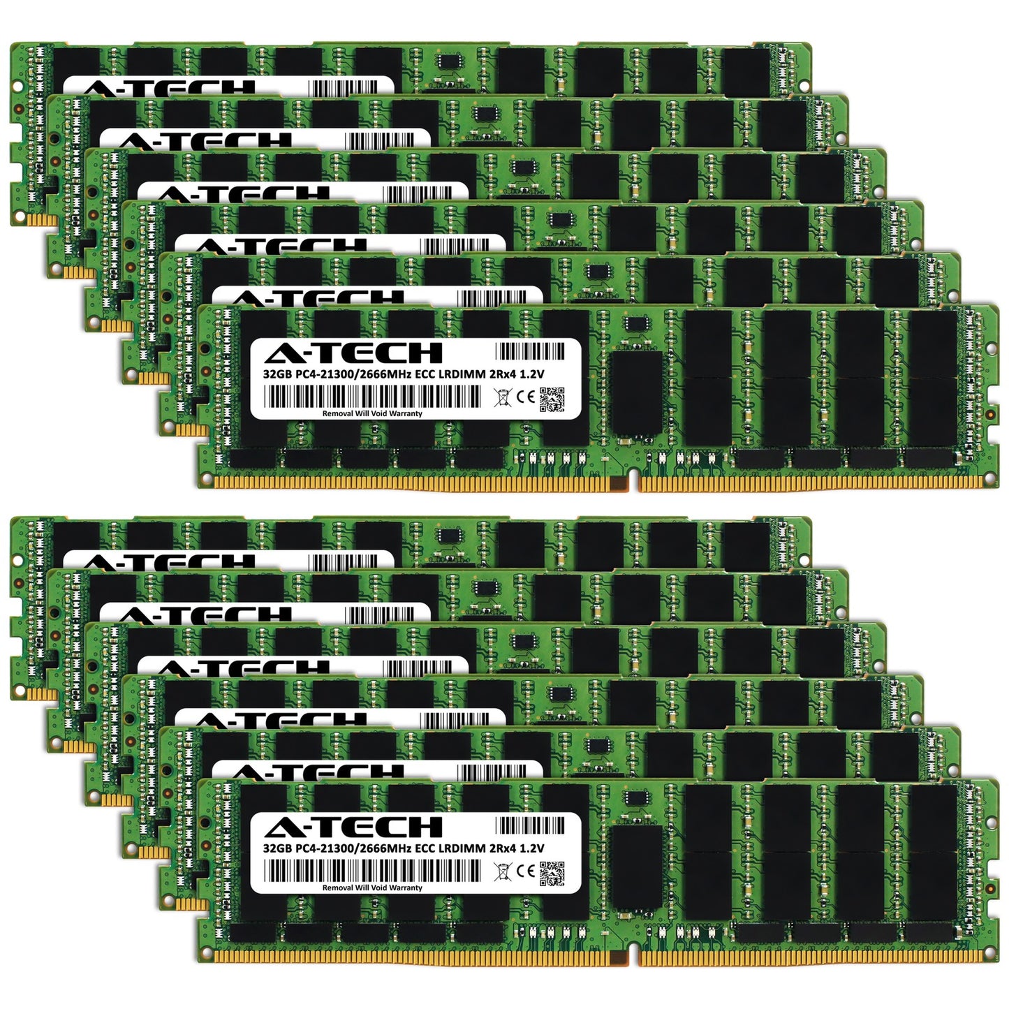 384GB 12x 32GB PC4-2666 LRDIMM Lenovo ThinkServer RD650 (E5-2600 v3) Memory RAM