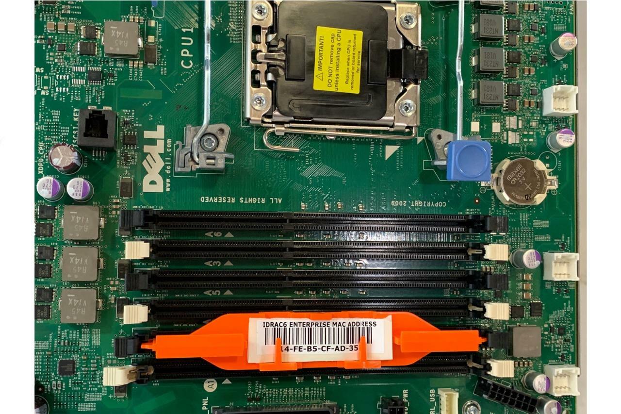 Dell Poweredge R610 System Motherboard 2-Socket LGA1366 Rev. A01 4T81P 04T81P