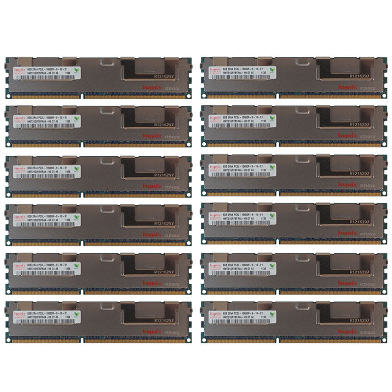 96GB Kit 12x 8GB HP Proliant BL460C BL420C BL660c DL160 DL360E G8 Memory Ram