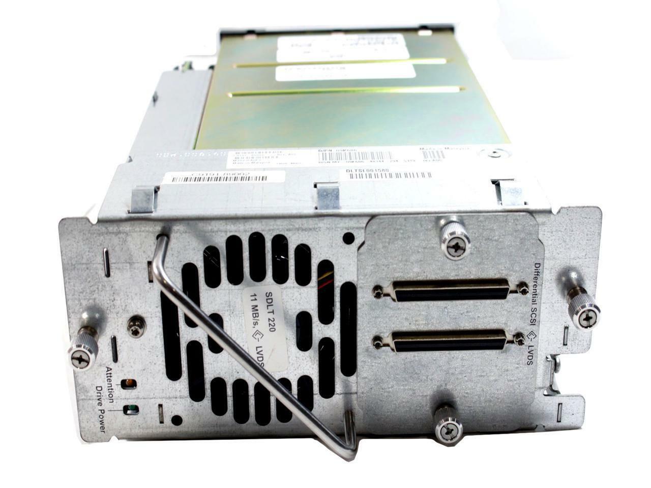 9K686 Dell PowerVault 128T 110/220 QTM SDLT220 LVD SCSI Tape Drive TR-S13XA-HN
