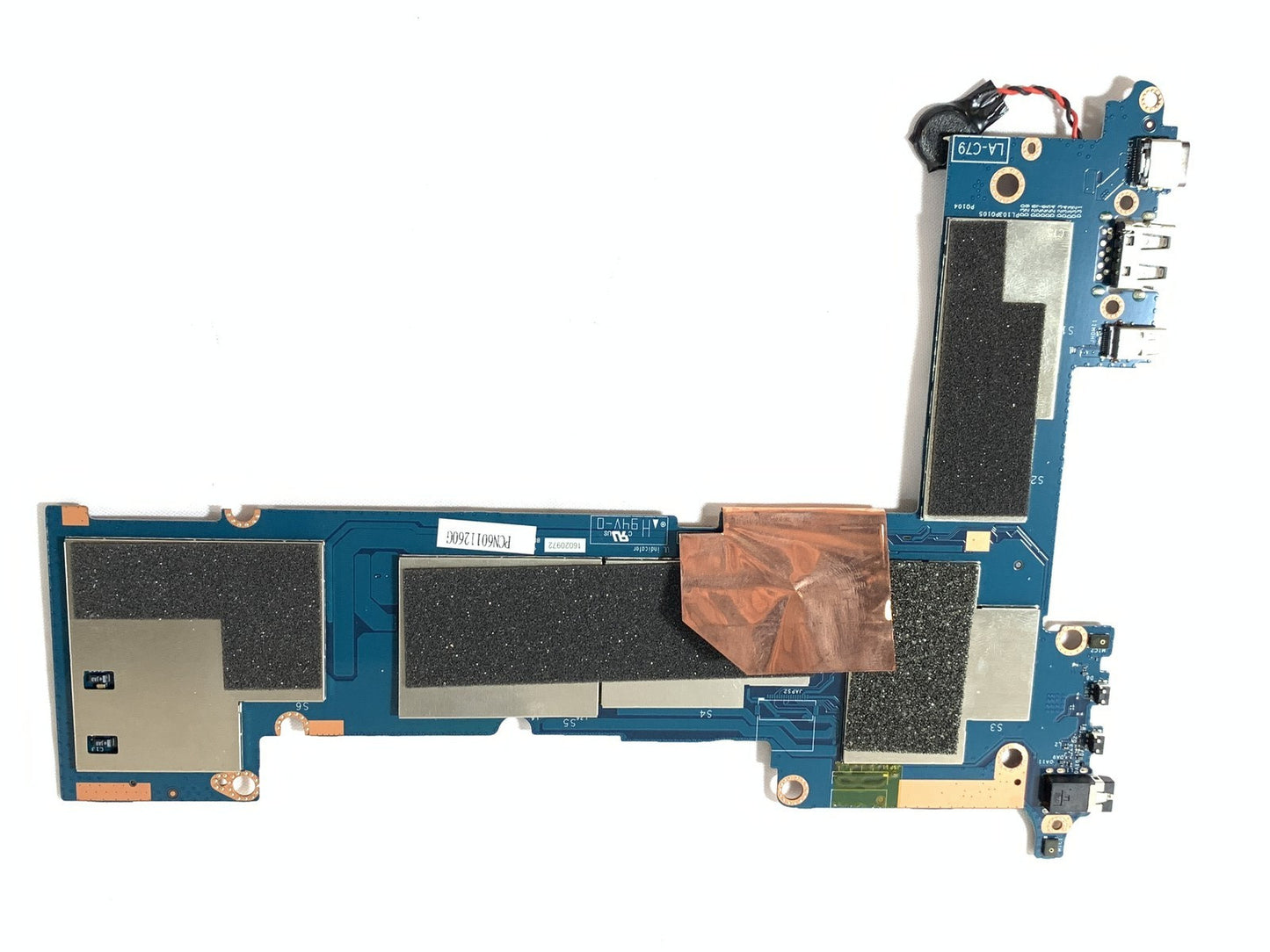 Dell Latitude 5175 5179 Tablet Motherboard Core M3-6Y30 4GB RAM JP07C LA-C791P