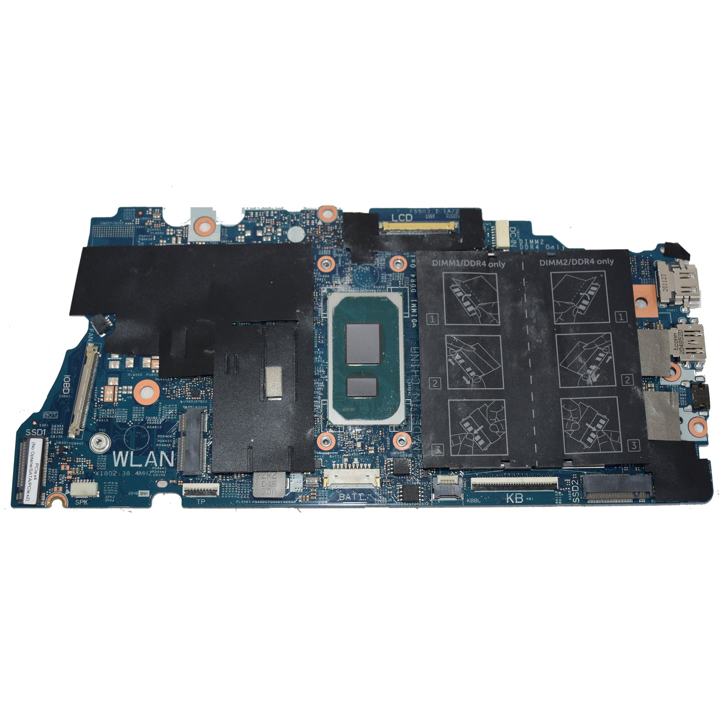 Dell Inspiron 5502 Motherboard i7-1165G7 2.8GHz Quad-Core Integrated GPU W3XW5