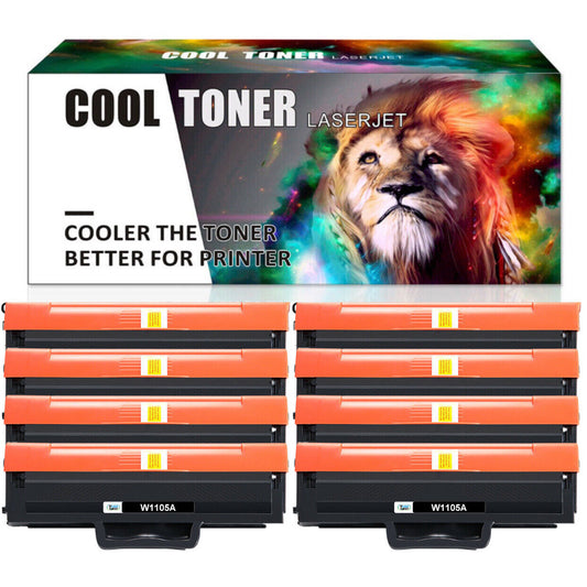 8 W1105A 105A Black Toner Compatible with HP Laser MFP 135a 135w 137fnw 107a 107