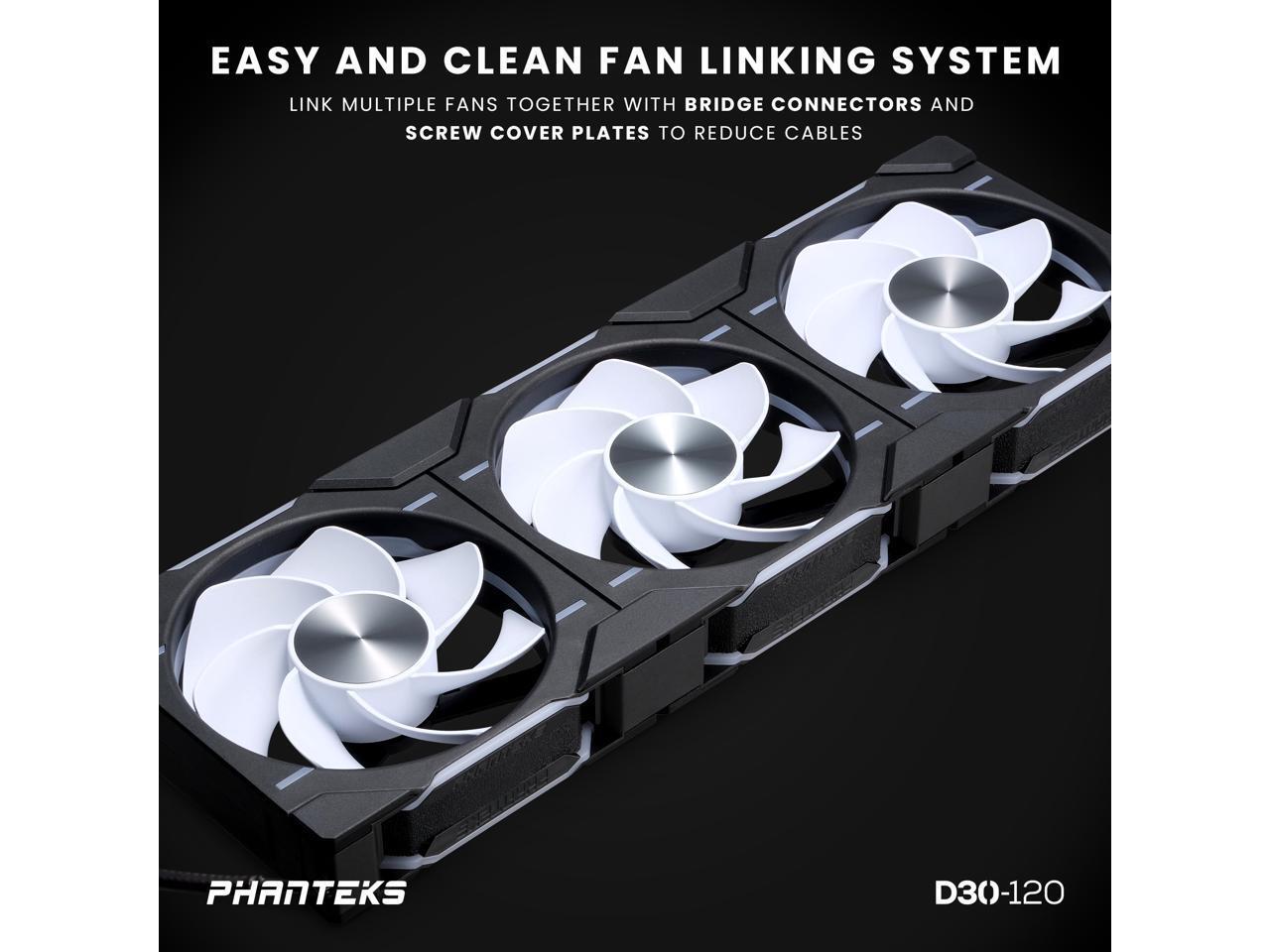 Phanteks PH-F120D30R_DRGB_PWM_BK01_3P CASEFAN PHANTEKS PH-F120D30R_DRGB_PWM_BK01