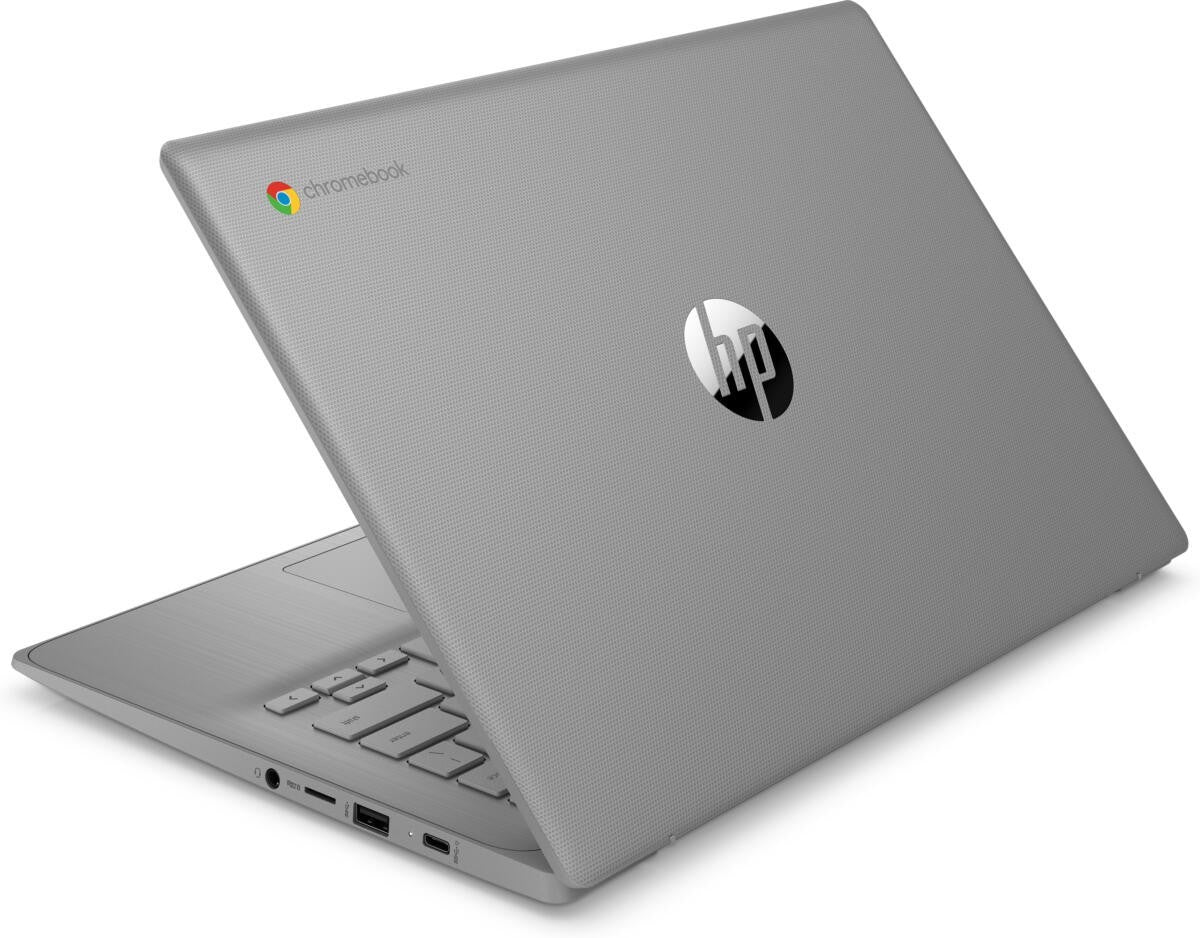 New HP Chromebook 14" HD Quad-Core Celeron N4500 4GB 64GB eMMC Webcam Chrome OS