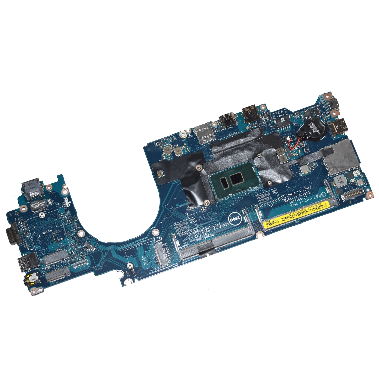 Dell Latitude 5480 i7-7600U 2.8GHz DDR4 Laptop Motherboard LA-E081P W86DG