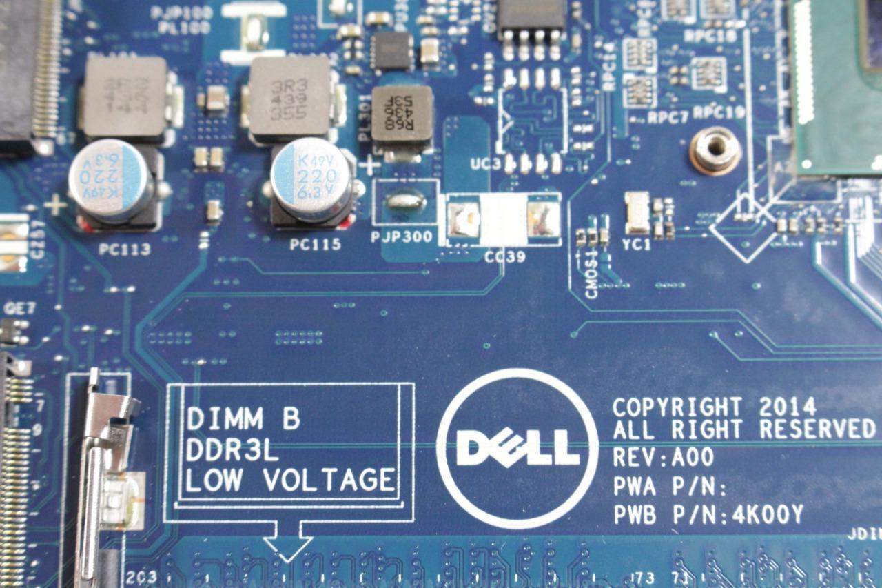 Dell Latitude E5250 Laptop Motherboard w/ Intel Celeron 3755U 1.70Ghz CPU YD3YT