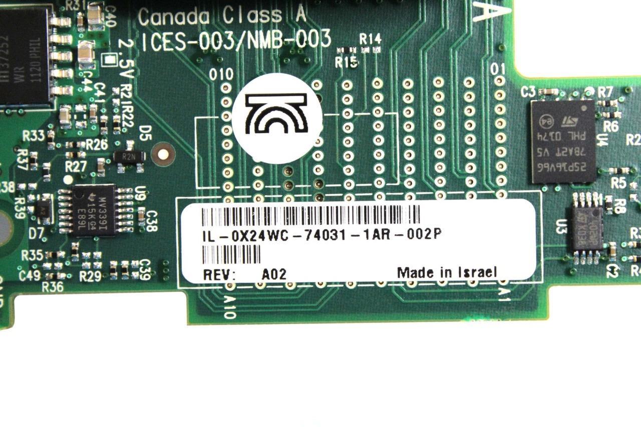 Dell Mellanox Connect X2 Quad Data Rate Dual Port 10GB Ethernet Card X24WC