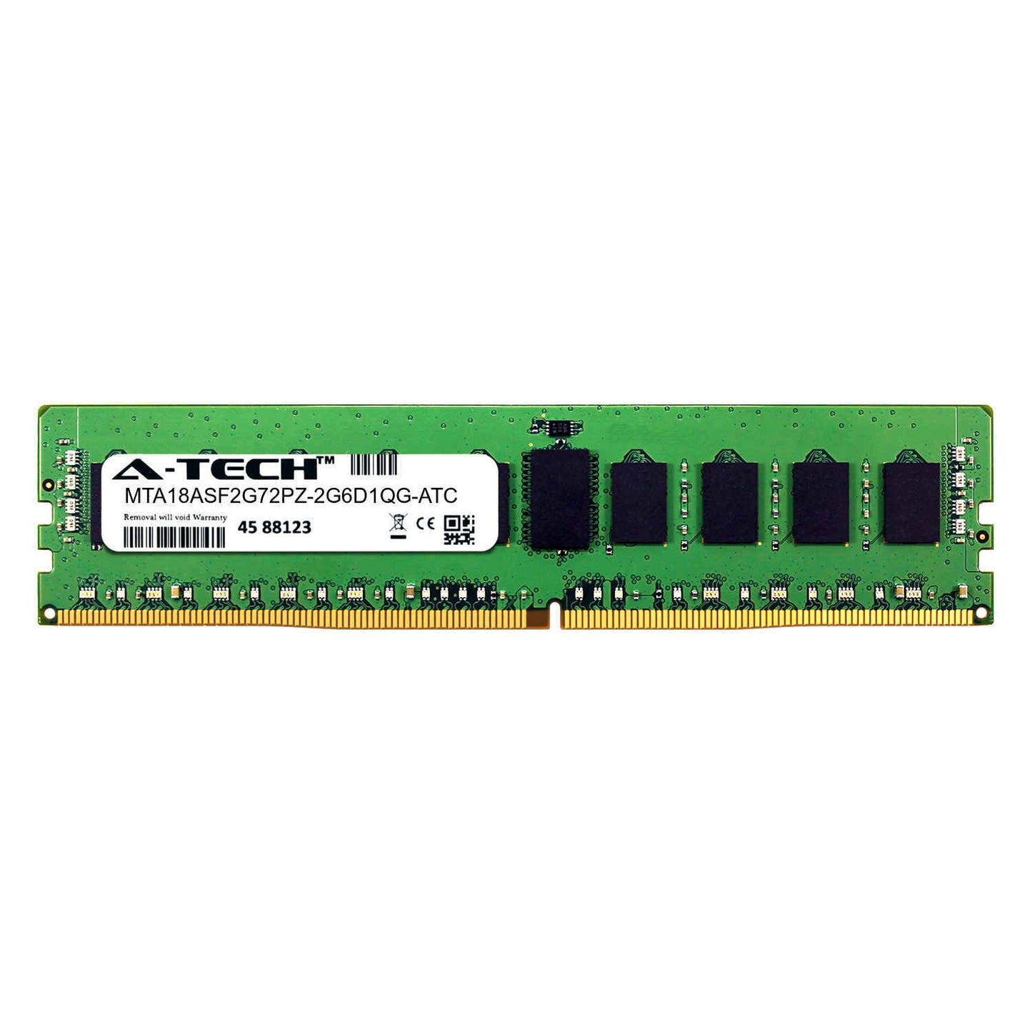 16GB PC4-21300R RDIMM Micron MTA18ASF2G72PZ-2G6D1QG Equivalent Server Memory RAM