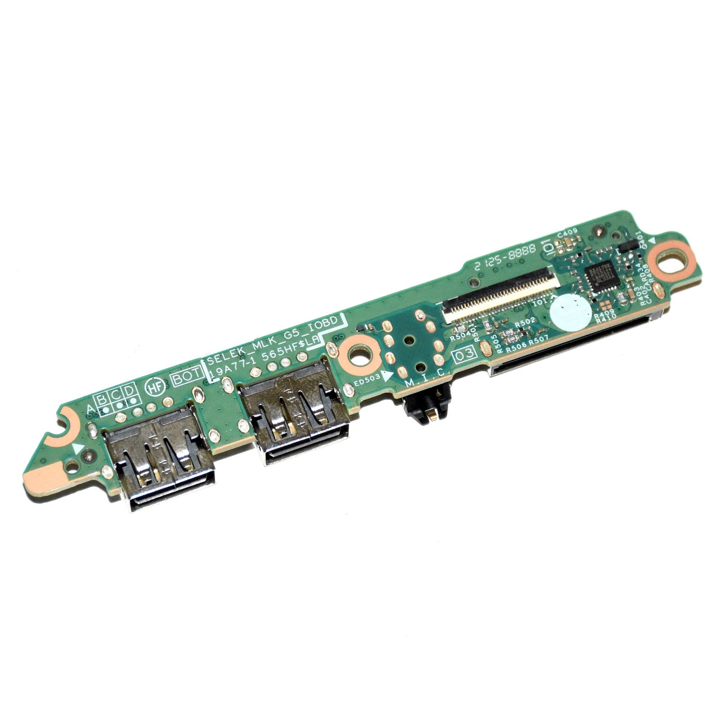 Dell G3 3500 G5 5500 IO USB Audio SD Card Board & Ribbon Cable 9D1Y5 913TK