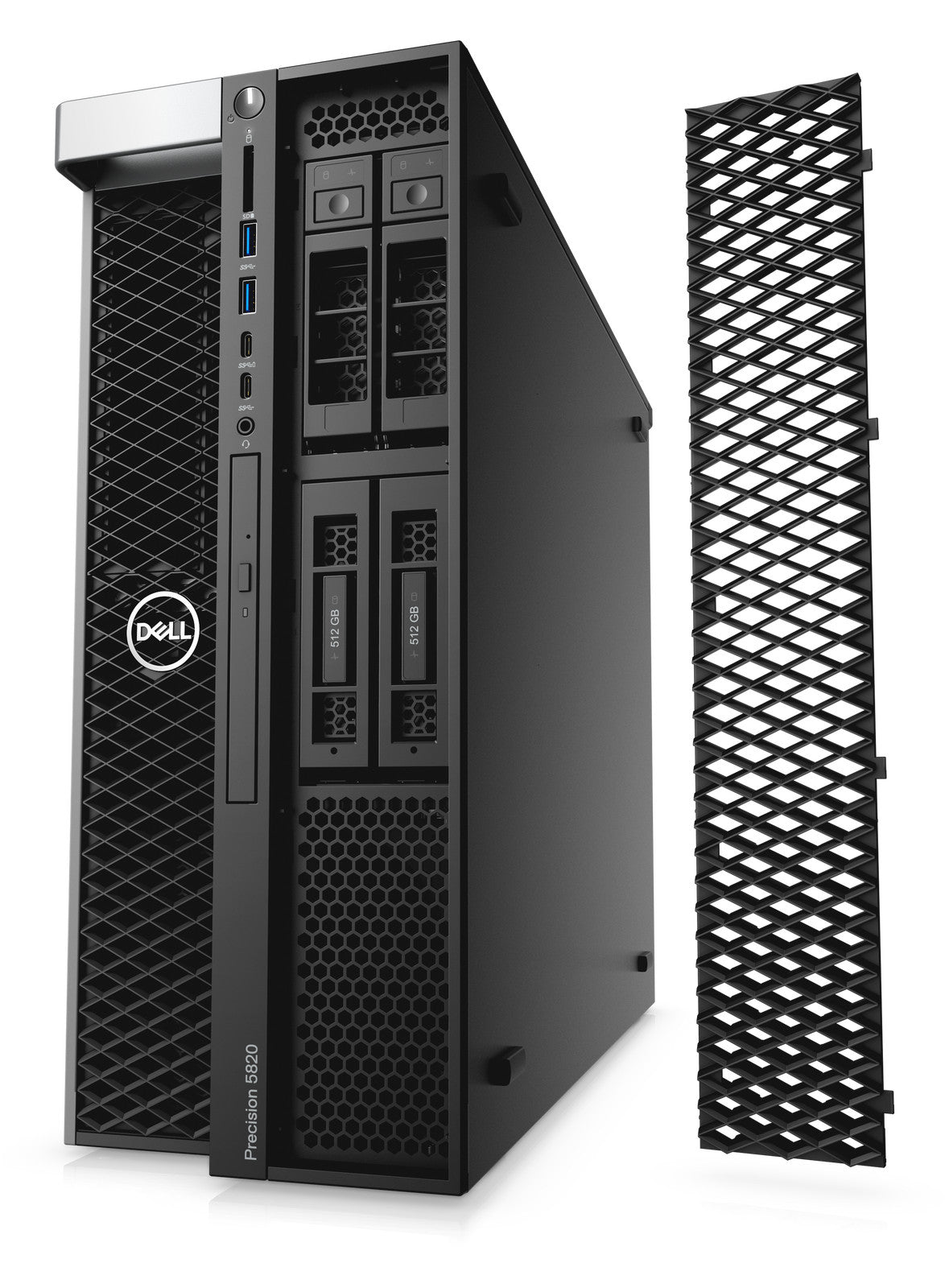 Dell Precision 5820 Tower Workstation Xeon W-2133 16GB 512GB Quadro P1000 DVD-RW