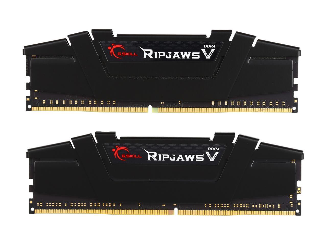 G.SKILL Ripjaws V Series 16GB (2 x 8GB) 288-Pin PC RAM DDR4 3200 (PC4 25600) De