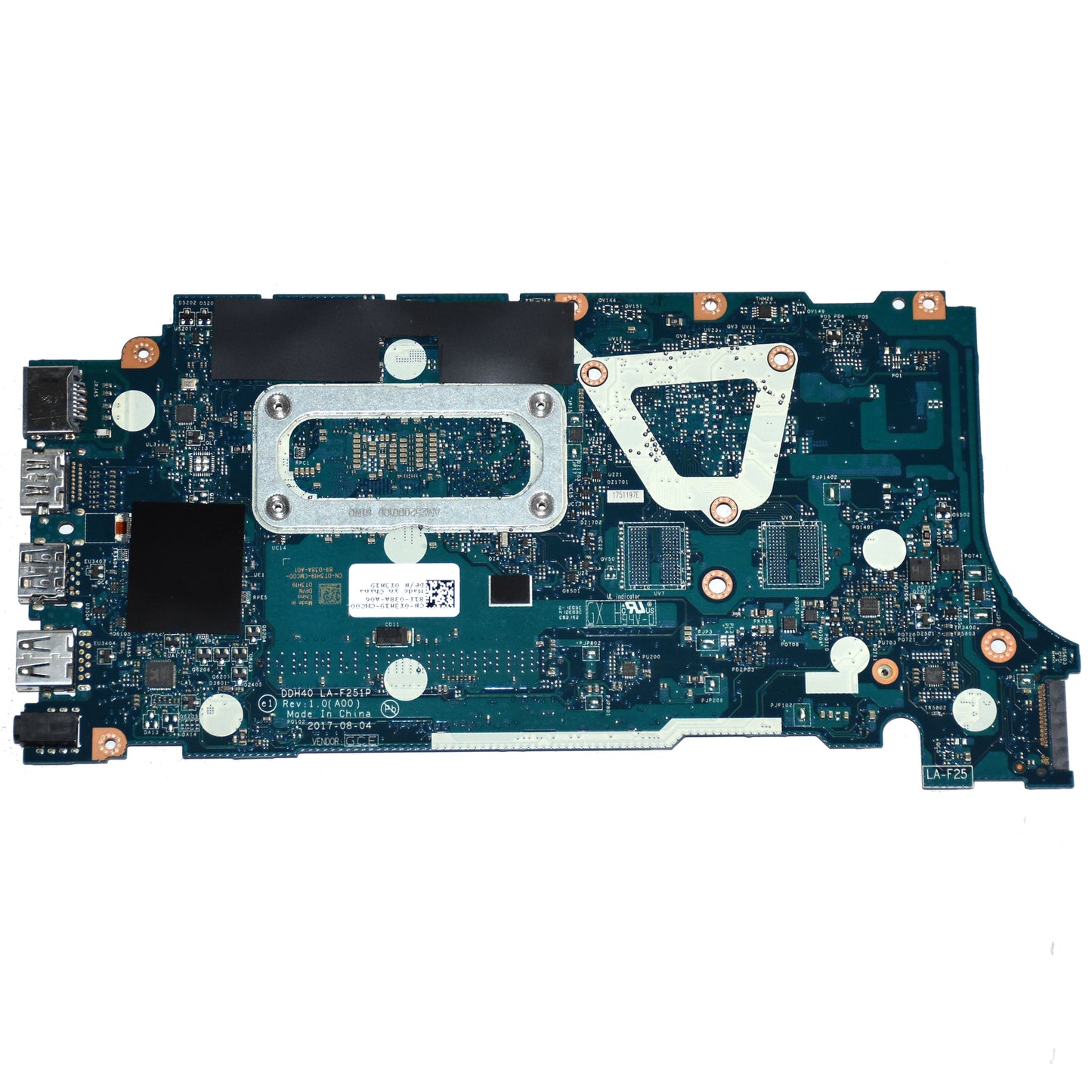 Dell Inspiron 7572 7472 Core i7-8550U 4-Core 1.8GHz Motherboard T3H19 LA-F251P