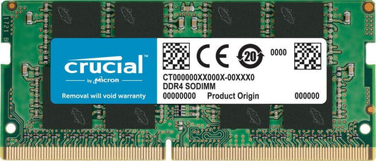 Crucial 16GB DDR4 3200 MHz PC4-25600 SODIMM 260-Pin Laptop Memory CT16G4SFRA32A