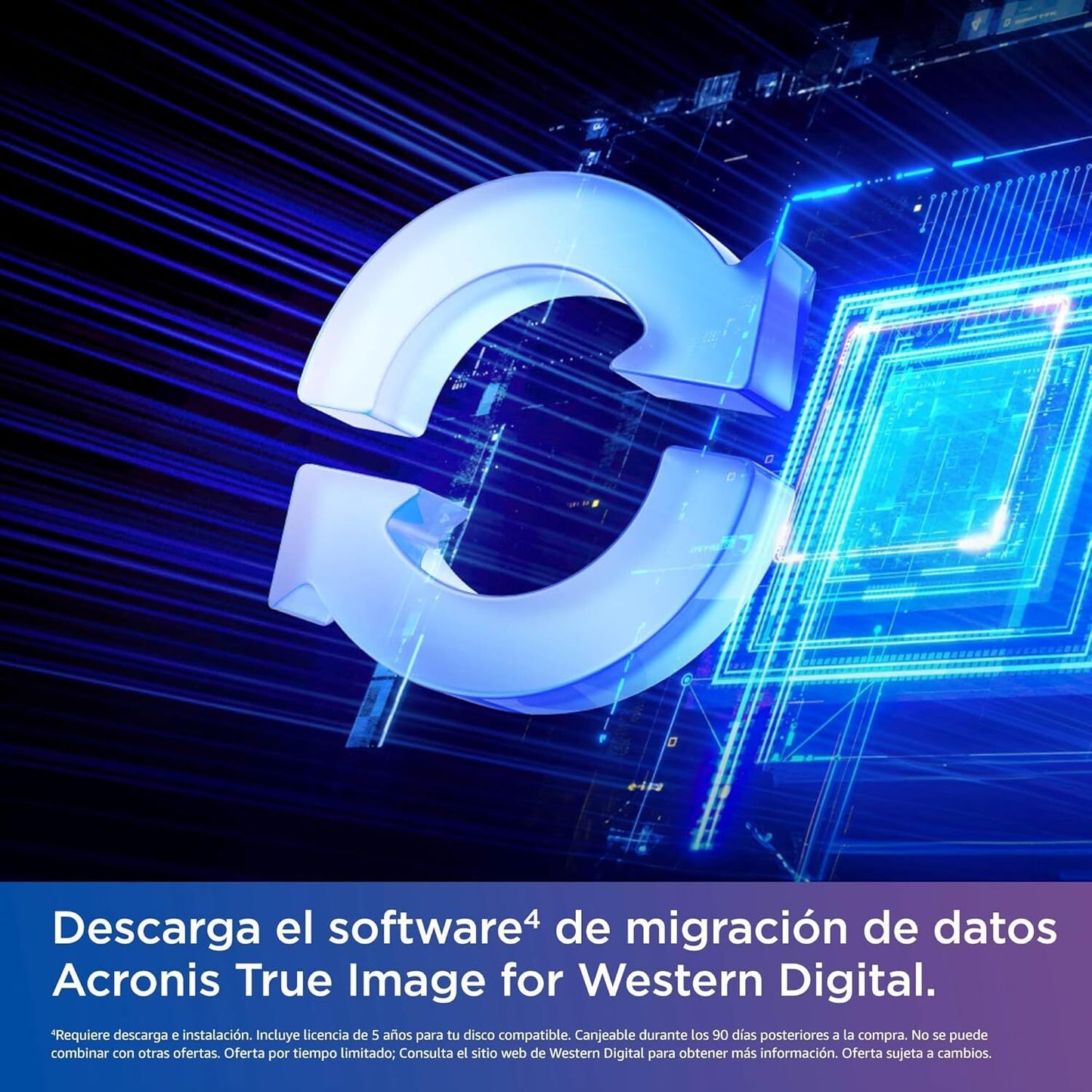 WD 4TB Blue SN5000 NVMe Internal Solid State Drive SSD WDS400T4B0E