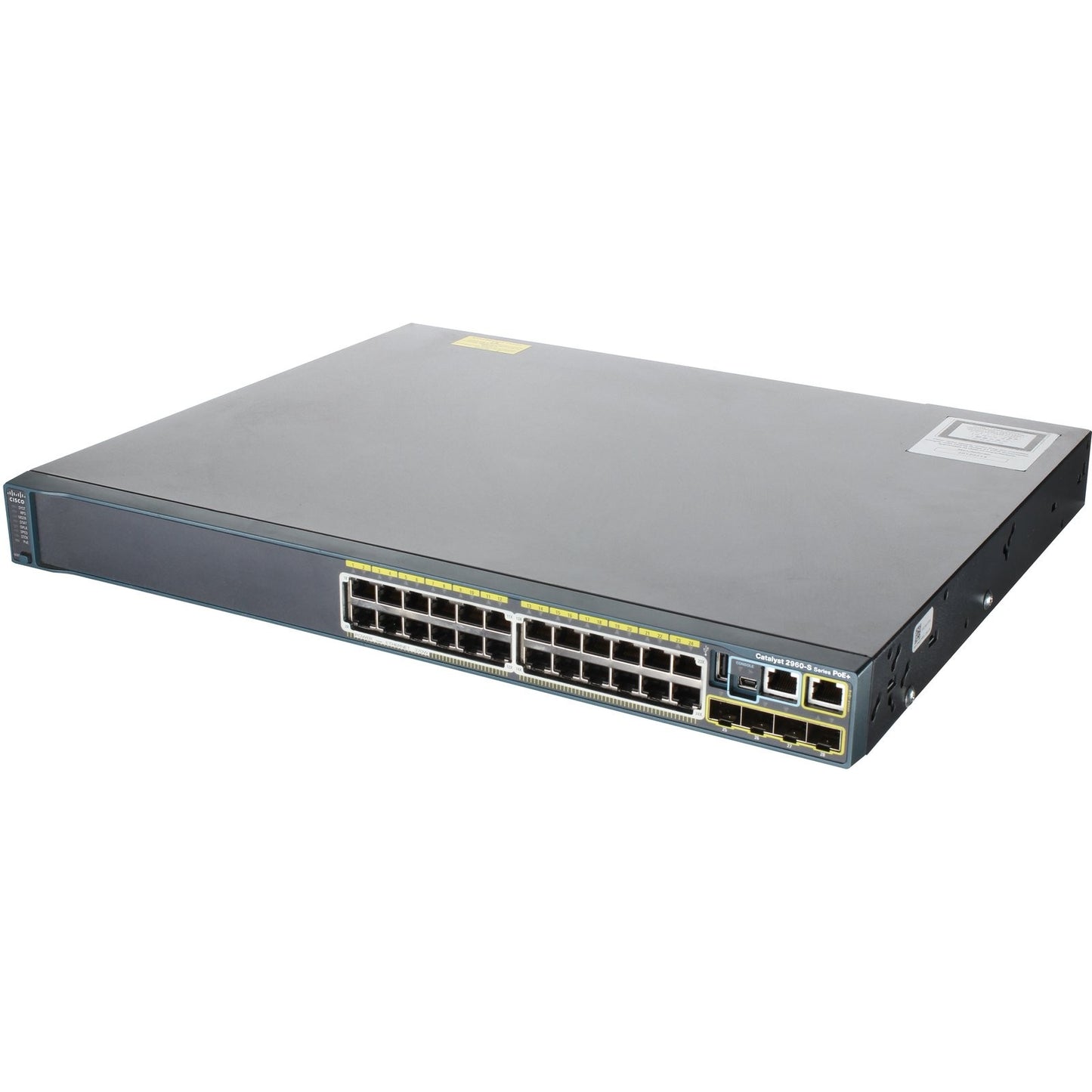 Cisco Catalyst WS-C2960S-24PS-L 24P 1GbE 370W PoE 4P SFP Switch