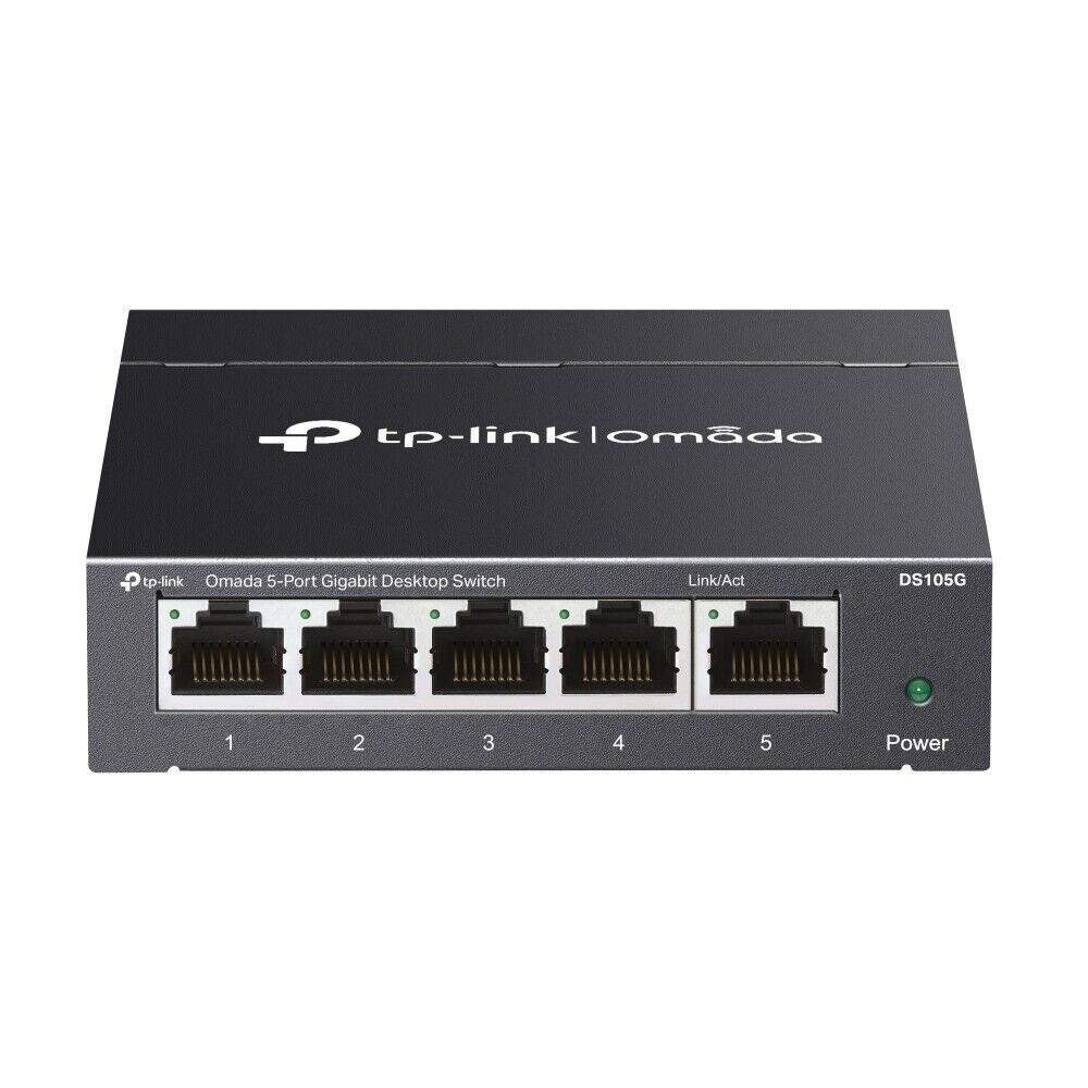 TP-Link DS105G | Omada 5-Port 10/100/1000Mbps Gigabit Unmanaged Switch