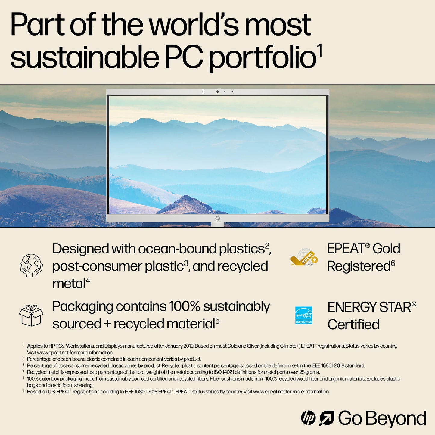 HP Essential All-in-One Computer 21.45" FHD Intel N-series, 8 GB; 512 GB SSD