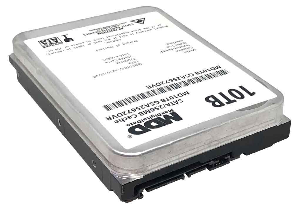 MDD 10TB 7200RPM 256MB Cache 3.5" SATA 6.0Gb/s Internal Surveillance Hard Drive