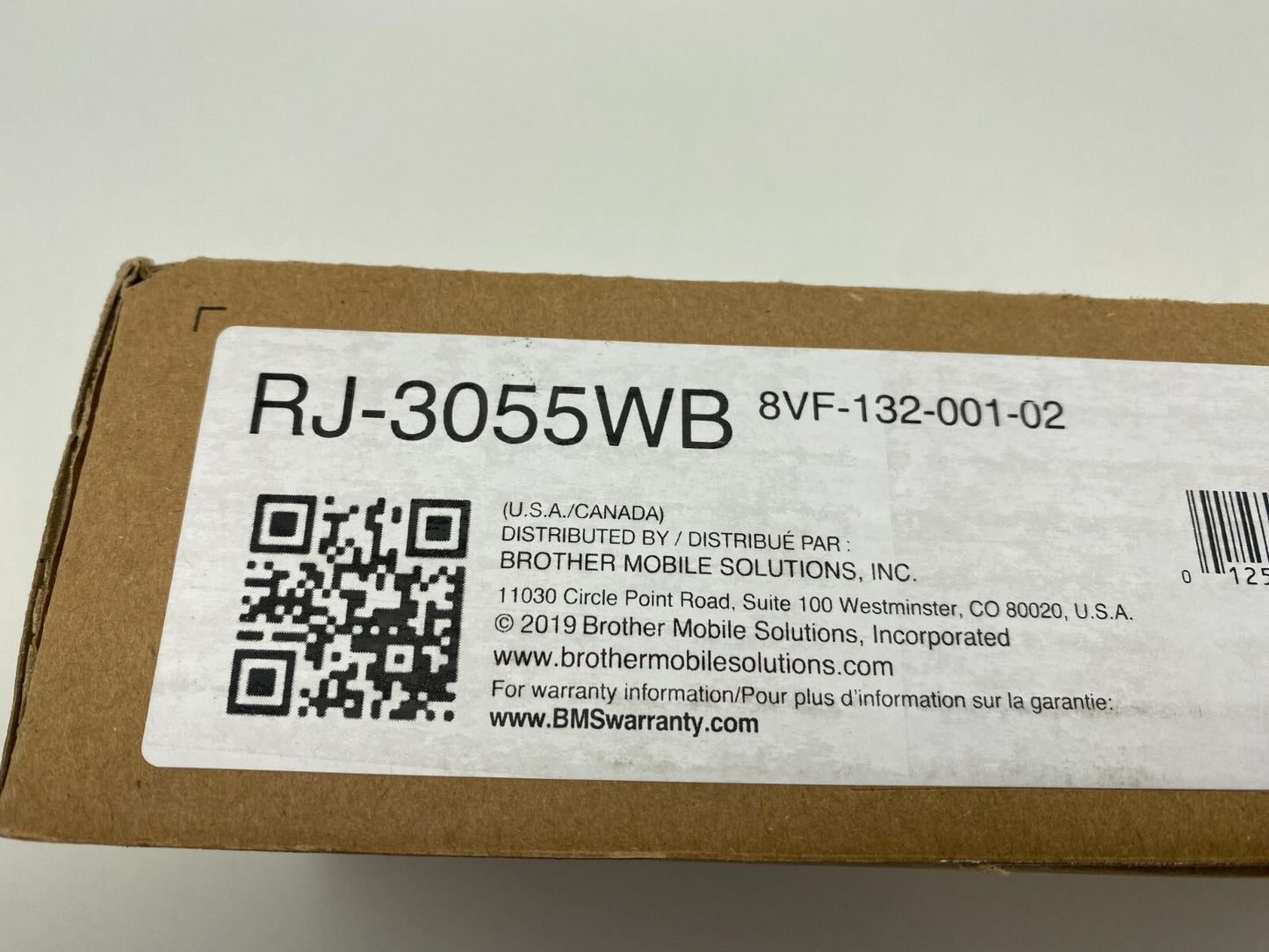 New Brother RuggedJet RJ-3050 - 3-Inch Rugged Mobile Receipt Printer