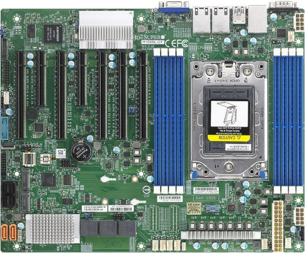 SuperMicro H12SSL-CT Motherboard - Socket SP3/ Single AMD EPYC 7002/ DDR4