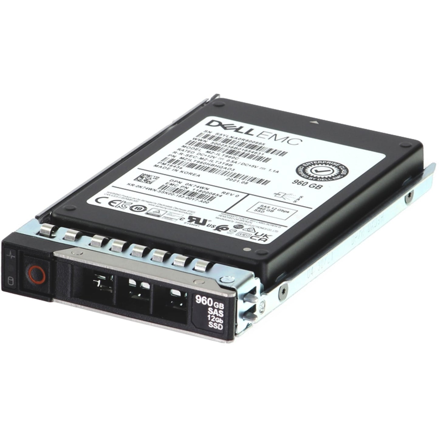 Dell 960GB 12Gbps SAS RI TLC 2.5 SSD PM1643a (ME4) CPO (K74WN) -R (NOT FOR HOME PC)