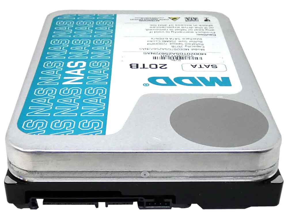 MDD 20TB 7200RPM 256MB Cache SATA 6Gbps 3.5" Internal NAS Hard Drive (RAID, NAS)