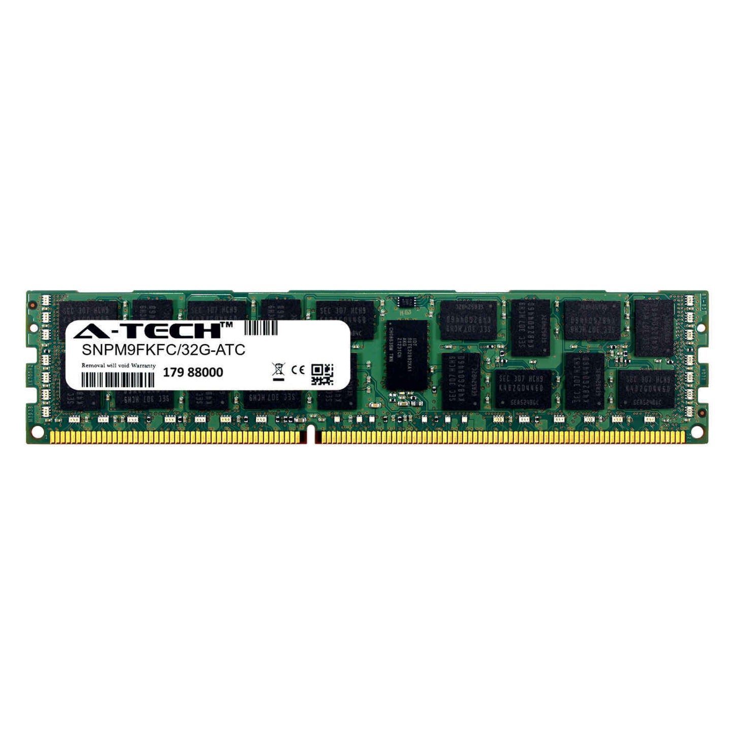 32GB DDR3 PC3-10600R ECC RDIMM (Dell SNPM9FKFC/32G Equivalent) Server Memory RAM (NOT FOR HOME PC)