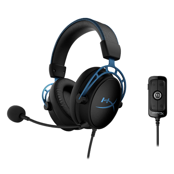 HyperX Cloud Alpha S - Gaming Headset (Black-Blue)