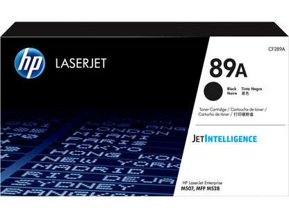 HP 89A Black Original LaserJet Toner Cartridge, ~5,000 pages, CF289A