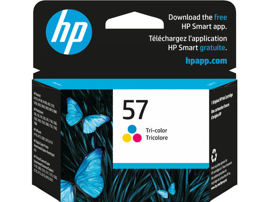 HP 57 Tri-color Original Ink Cartridge, ~500 pages, C6657AN#140