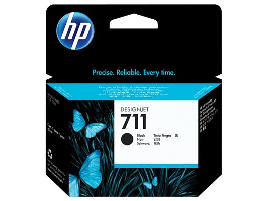 HP 711 80-ml Black DesignJet Ink Cartridge, CZ133A