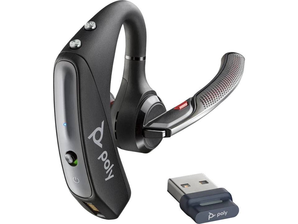 Poly Voyager 5200 UC USB-A Bluetooth Headset +BT700 Adapter