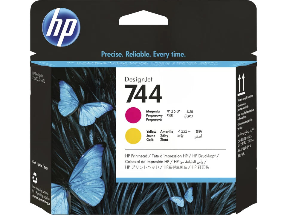 HP 744 Magenta/Yellow DesignJet Printhead, F9J87A