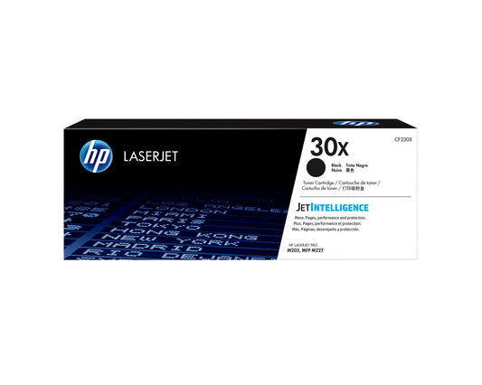 HP 30X High Yield Black Original LaserJet Toner Cartridge, ~3,500 pages, CF230X