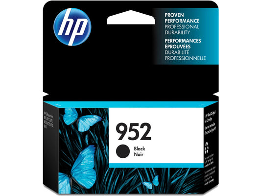HP 952 Black Original Ink Cartridge, ~900 pages, F6U15AN#140