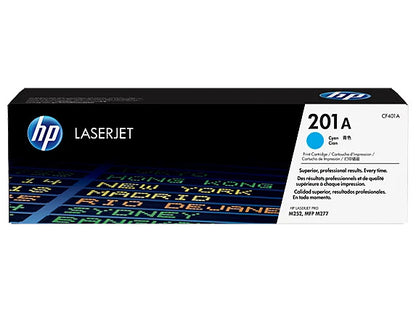 HP 201A Cyan Original LaserJet Toner Cartridge, ~1,330 pages, CF401A
