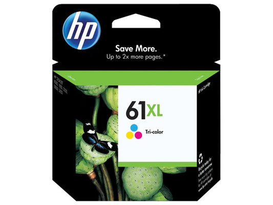 HP 61XL High Yield Tri-color Original Ink Cartridge, ~300 pages, CH564WN#140