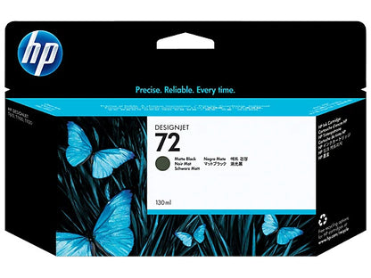 HP 72 130-ml Matte Black DesignJet Ink Cartridge, C9403A