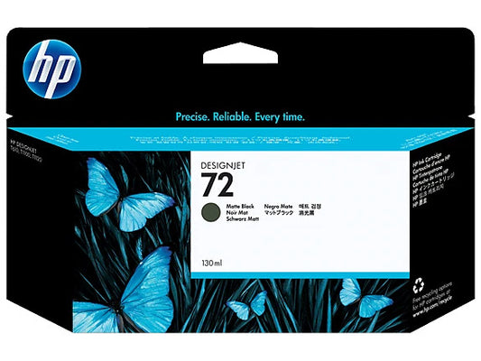 HP 72 130-ml Matte Black DesignJet Ink Cartridge, C9403A