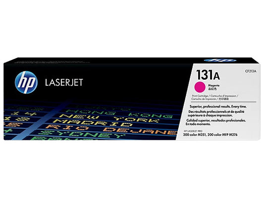HP 131A Magenta Original LaserJet Toner Cartridge, ~1,800 pages, CF213A