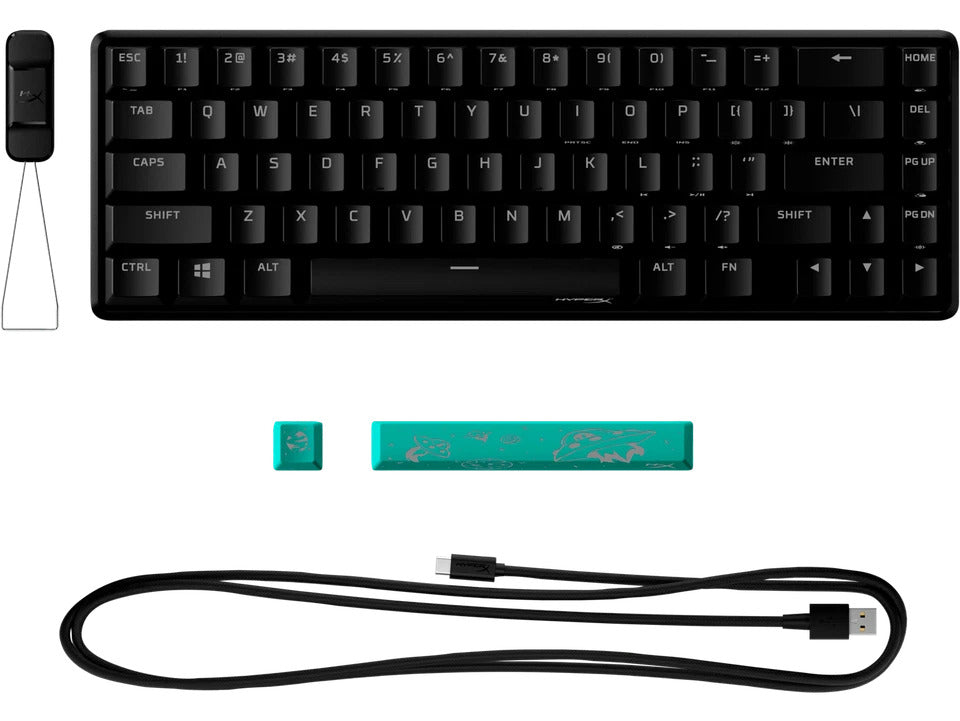 HyperX Alloy Origins 65 - Mechanical Gaming Keyboard - HX Aqua (US Layout)