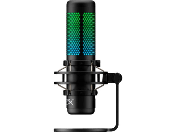 HyperX QuadCast S - USB Microphone (Black-Grey) - RGB Lighting